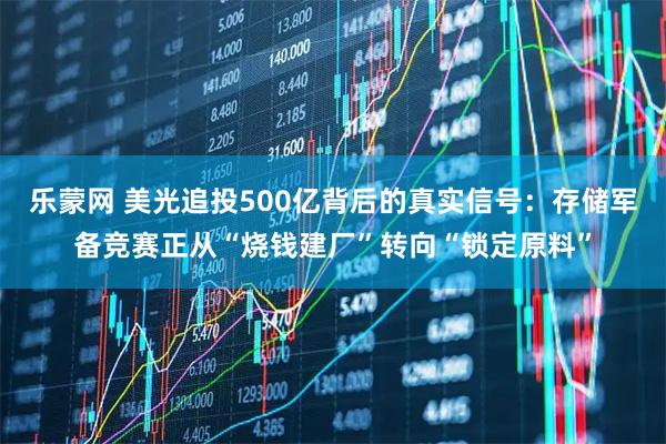 乐蒙网 美光追投500亿背后的真实信号：存储军备竞赛正从“烧钱建厂”转向“锁定原料”